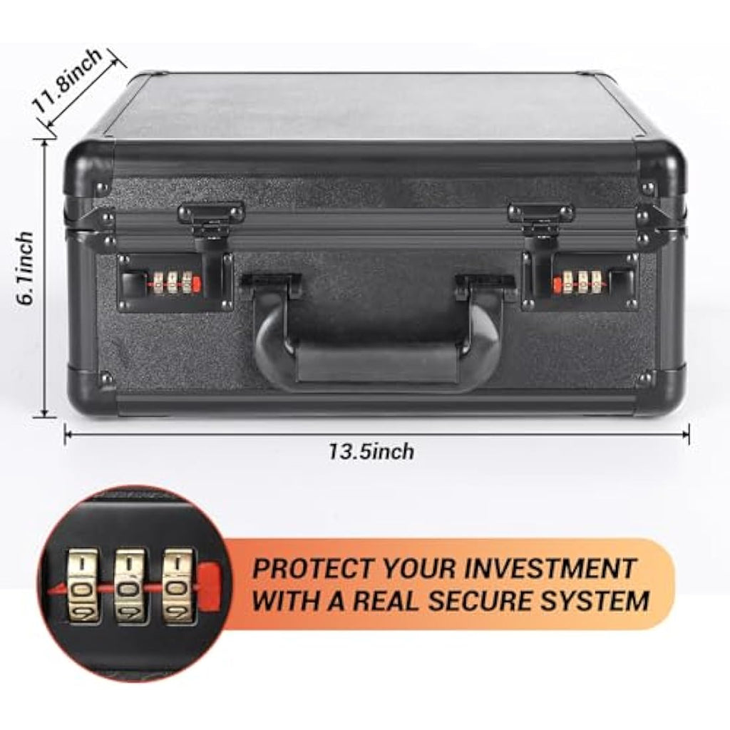 Graded Card Storage Box | 3-Slot Waterproof Trading Card Case