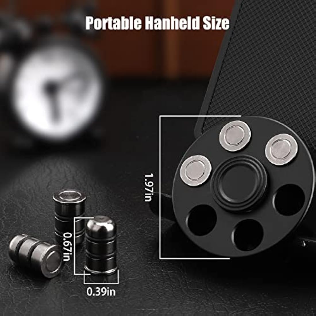 Metal Fidget Spinner – Detachable CNC Gyro Desk Toy