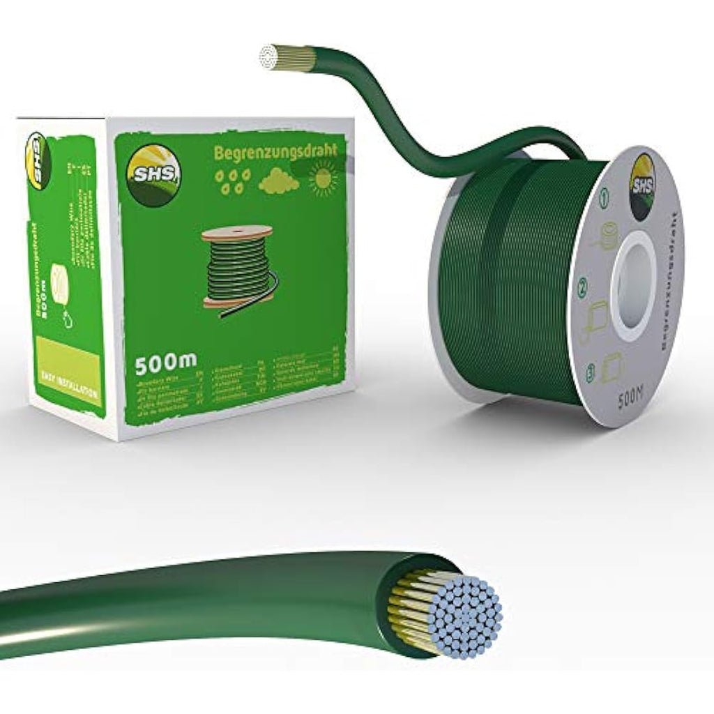 500m Robotic Lawnmower Boundary Cable – 3.4mm Green Wire