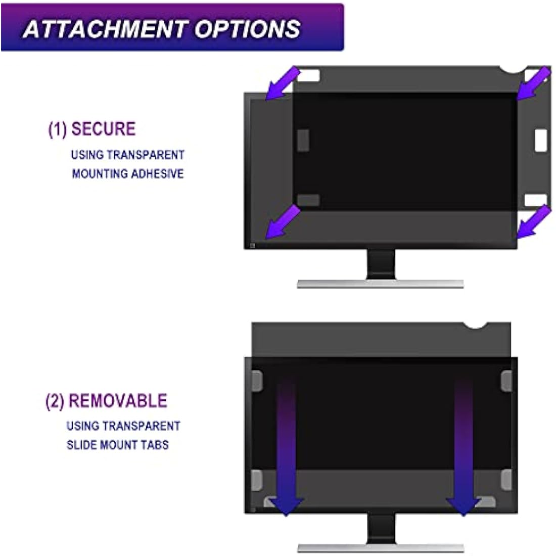 AiMok 24 Inch 16:9 Computer Privacy Filter | Anti-Blue Light Screen Protector