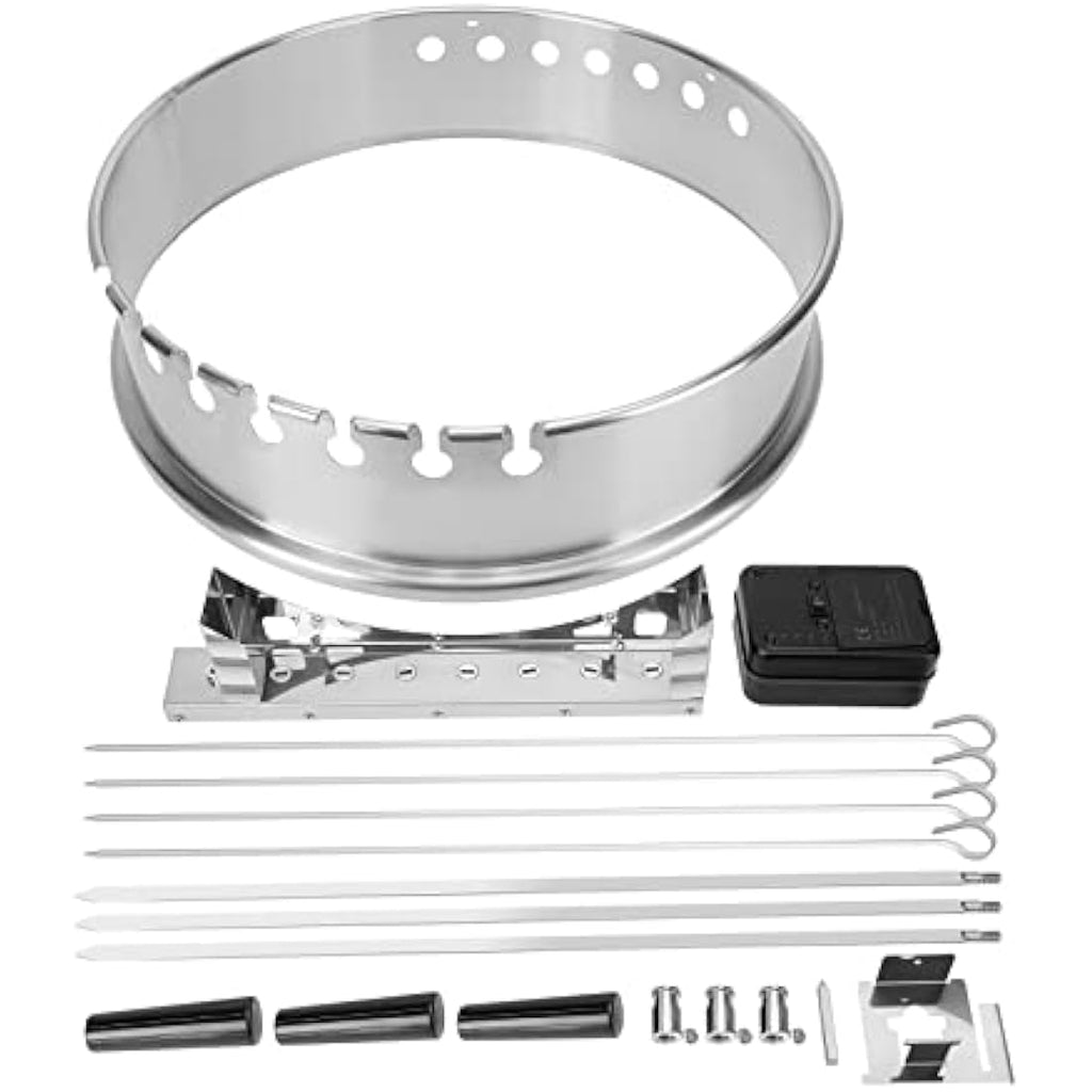 Onlyfire Rotisserie Kebab Skewer Kit for 57cm Weber Kettle Grill
