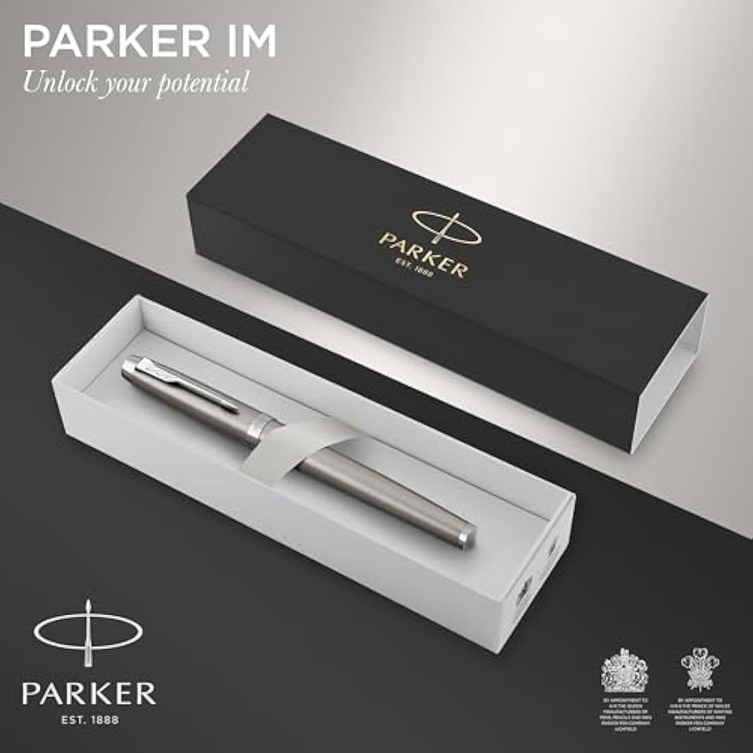 Parker IM Fountain Pen - Fine Point Stainless Steel with Chrome Trim