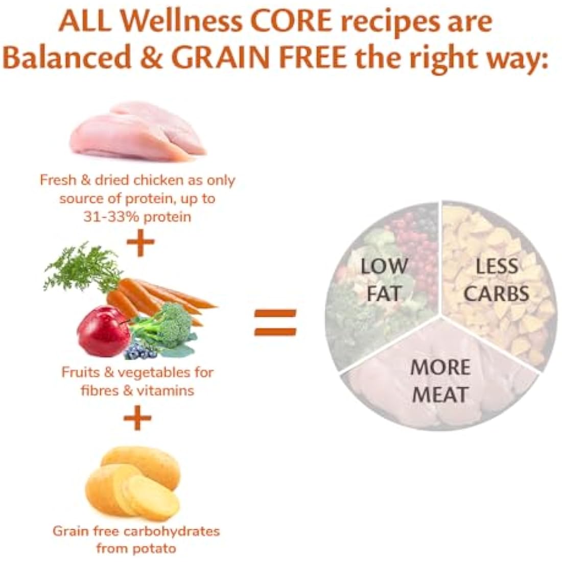 Wellness CORE Large Breed Puppy Food – Grain-Free Chicken Recipe, 10kg