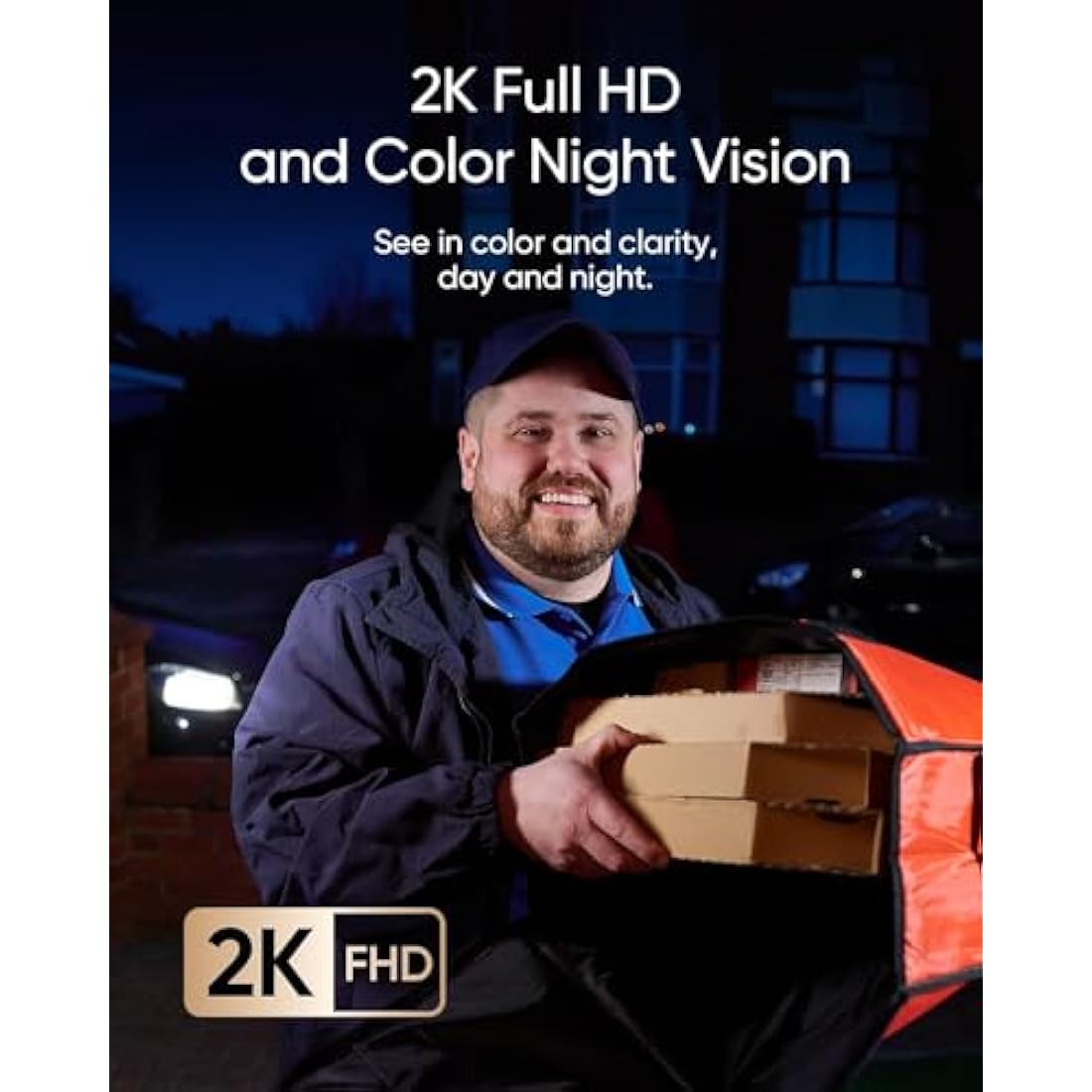 eufy Video Doorbell E340 – Dual 2K Cameras with Color Night Vision