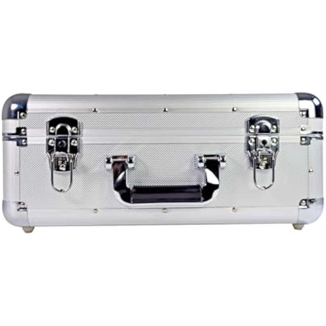 Citronic Aluminium CD Storage Case | Lockable Media Organizer - 120 CDs
