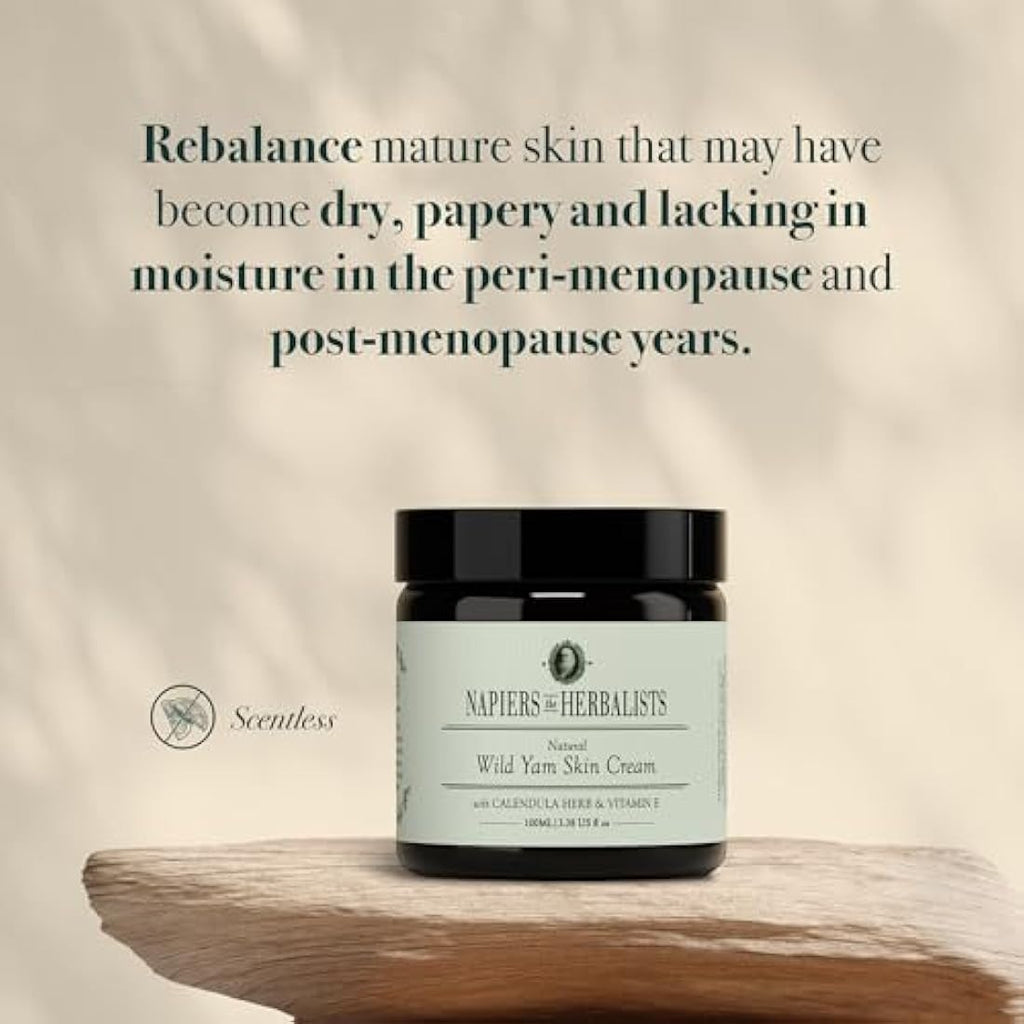 Napiers Wild Yam and Marigold Cream – Menopause Relief – 100ml