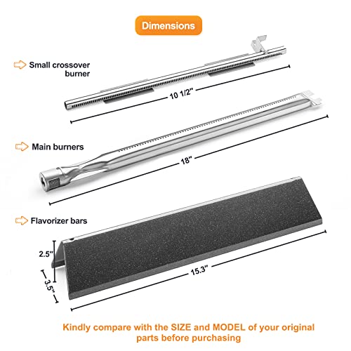 Weber Spirit 200 Series Grill Parts Kit – Flavorizer Bars & Burners