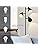 EDISHINE Industrial Floor Lamp – 3-Light Adjustable Standing Lamp, Black