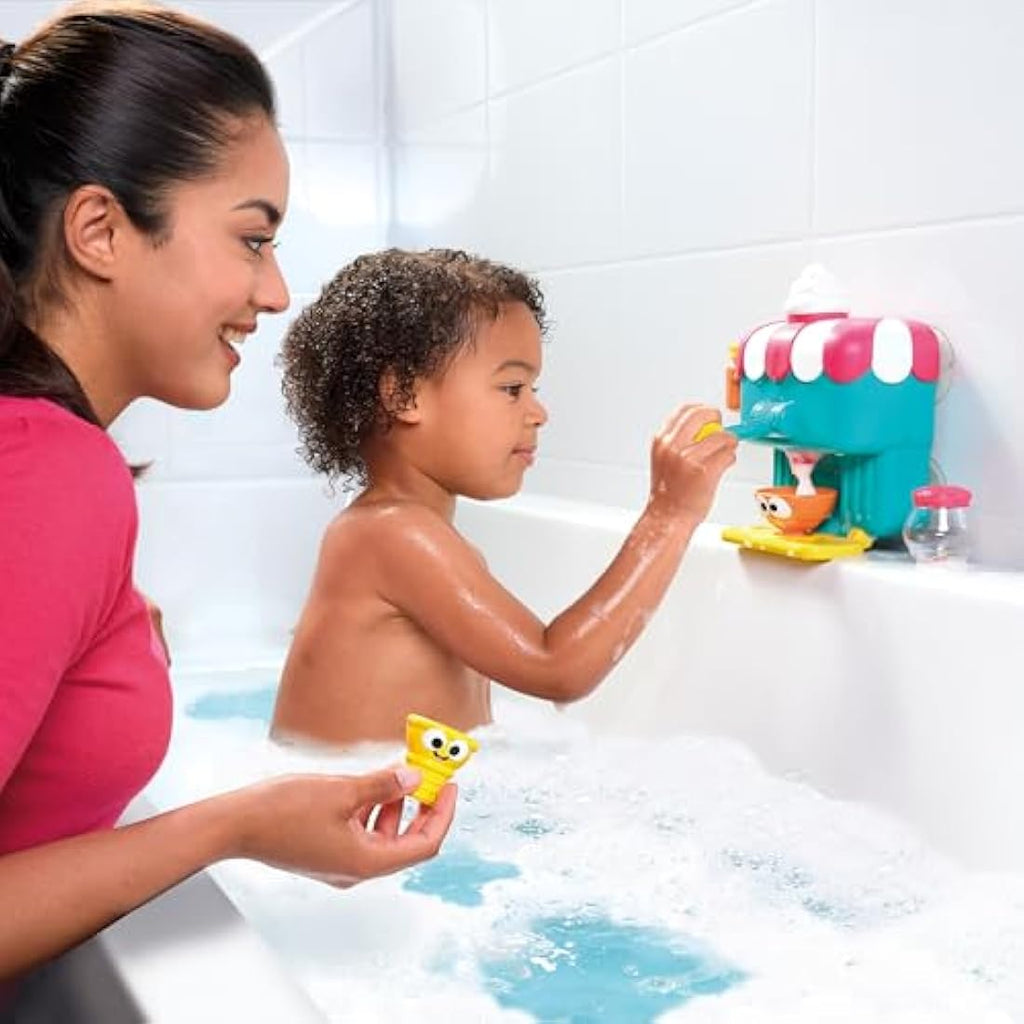 Toomies Foam Cone Factory Deluxe – Ice Cream Maker Bath Toy for Toddlers