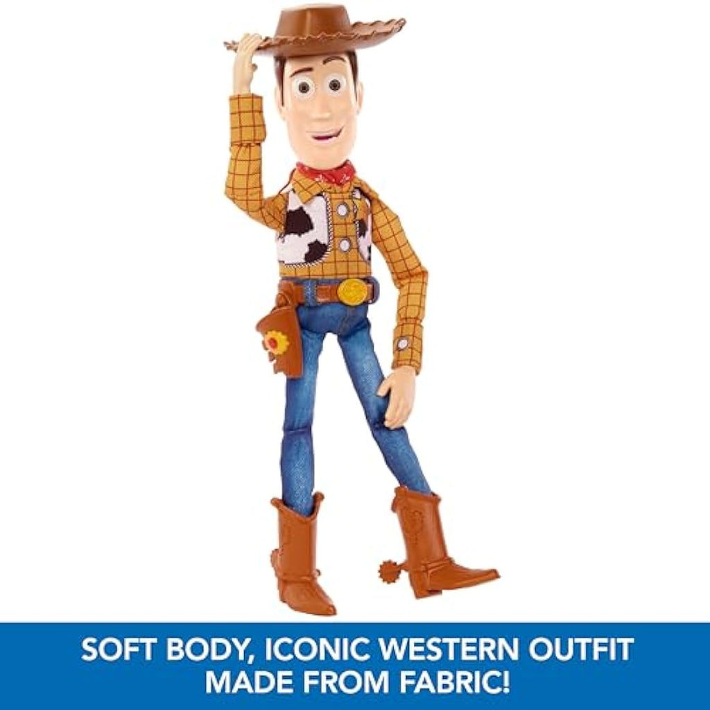 Mattel Disney Toy Story Woody Talking Action Figure – 12-Inch Plush Doll