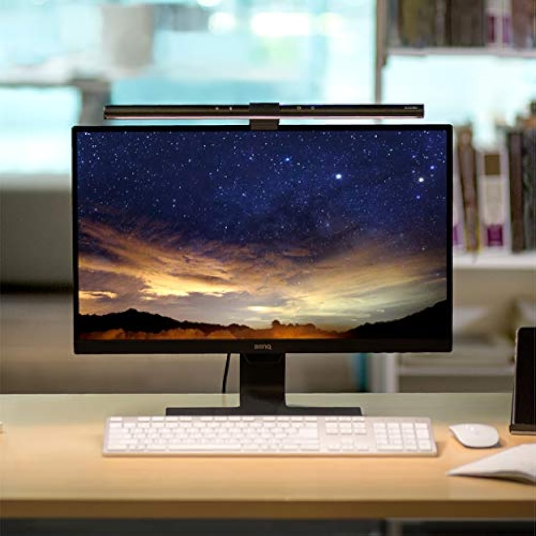BenQ ScreenBar Monitor Light - Auto-Dimming LED Lamp with Touch Control