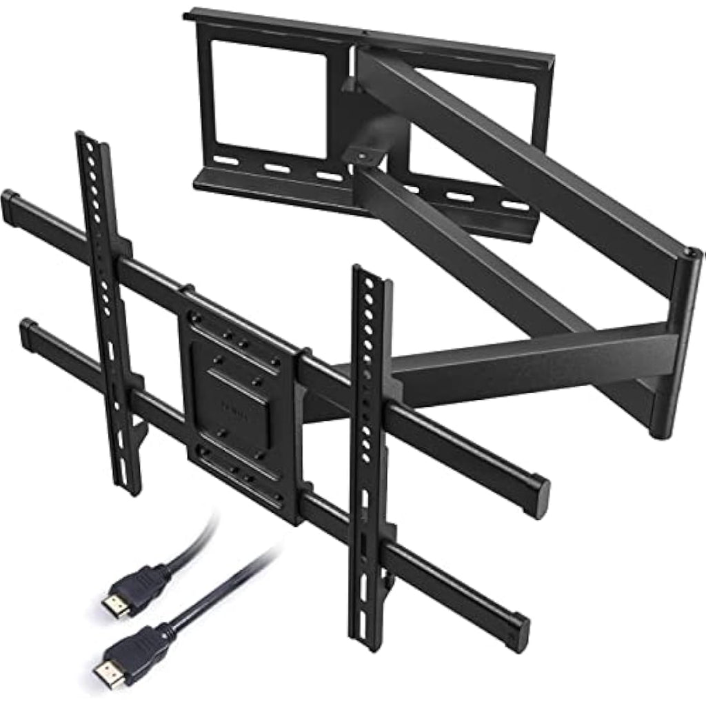 BONTEC Full Motion TV Wall Mount – Extra Long Arm for 32-75 Inch TVs
