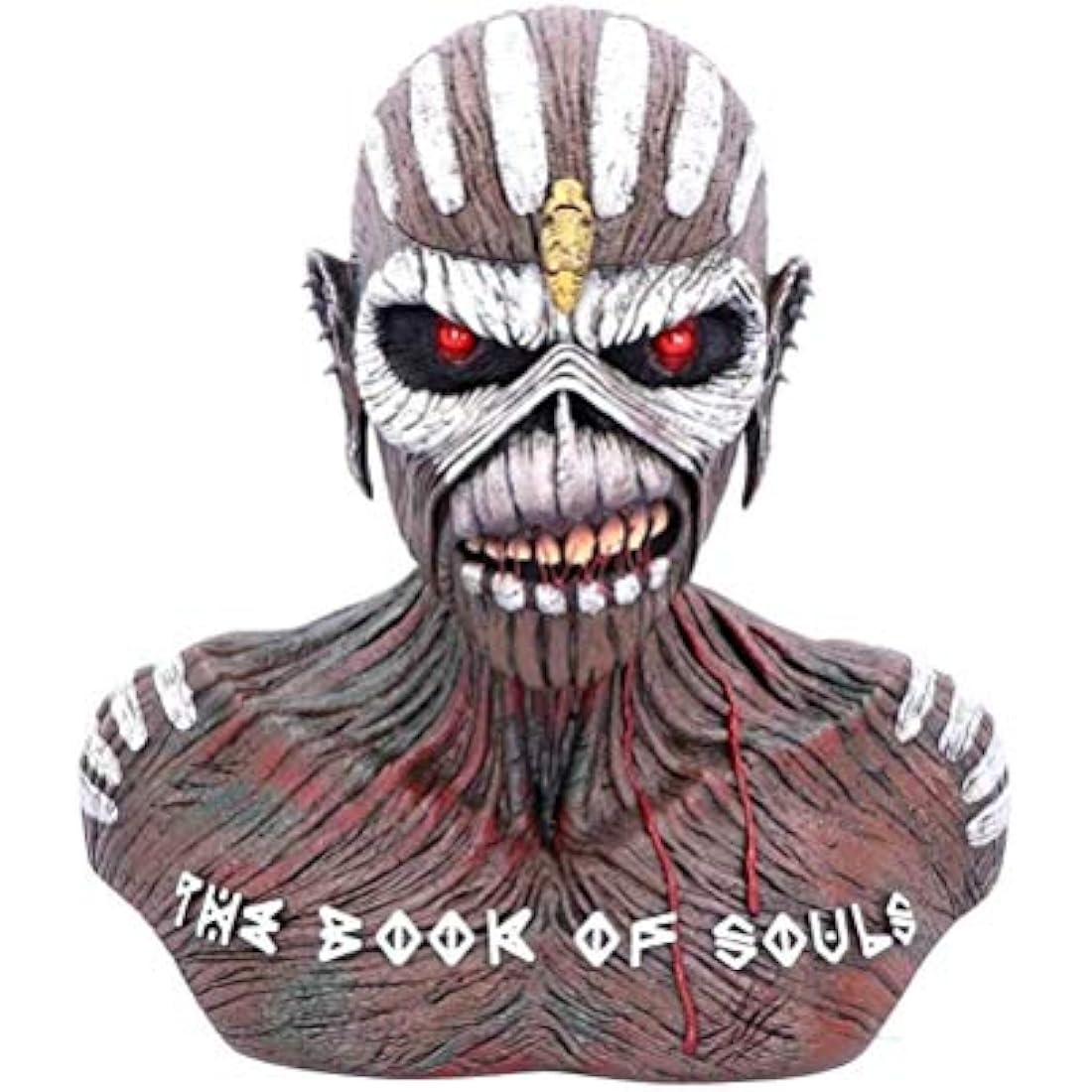 Iron Maiden Book of Souls Eddie Bust Box – Nemesis Now Resin Decor 26cm