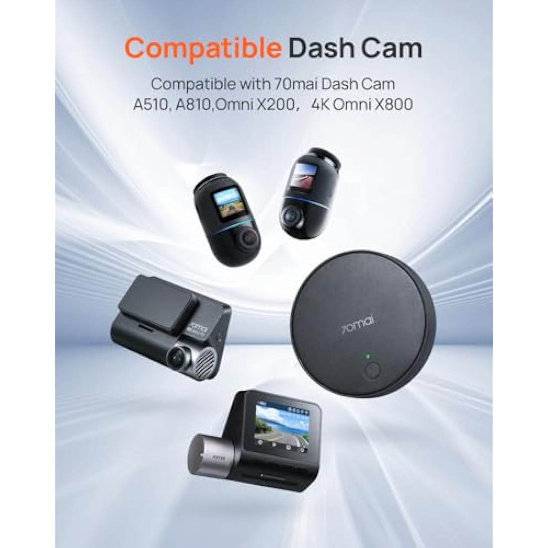 70mai UP04 4G Hardwire Kit for A810, A510 & Omni – GPS & Parking Monitoring