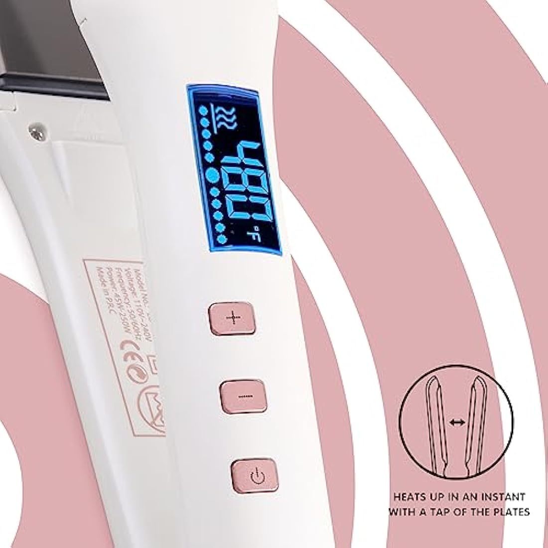 Titanium Hair Straightener – Professional Flat Iron for Thick Hair