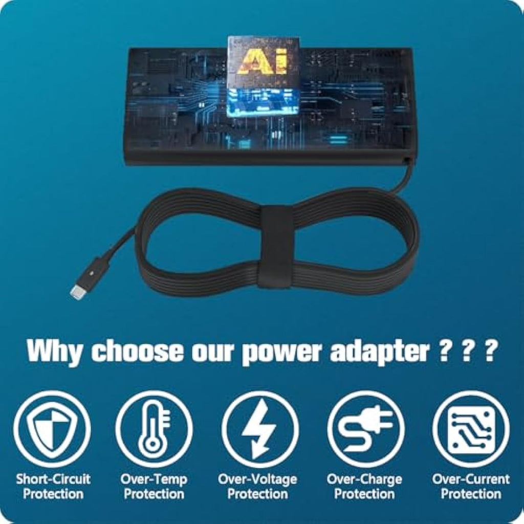 130W USB C Laptop Charger for Dell XPS, Precision & Latitude | Jolof Store