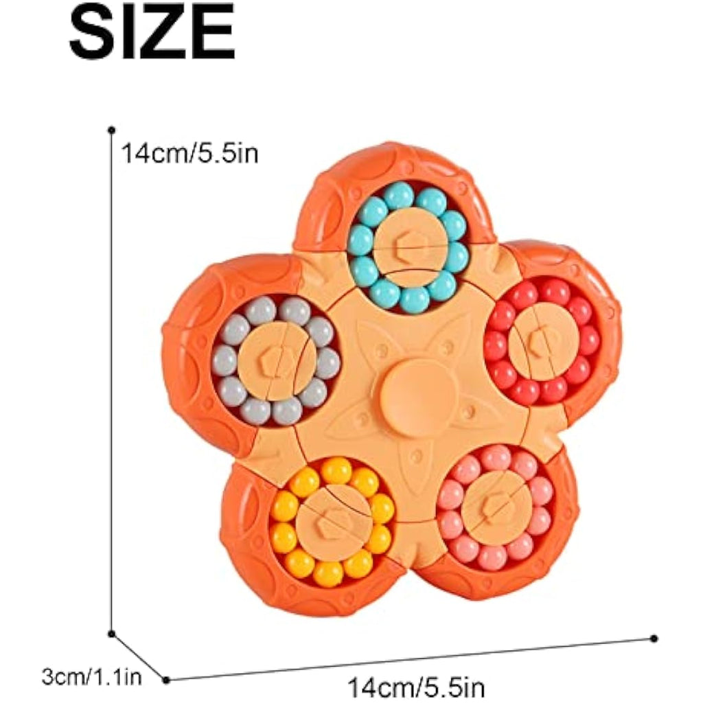 Jolof Store Magic Bean Rotating Cube | Fidget Spinner Puzzle Toy