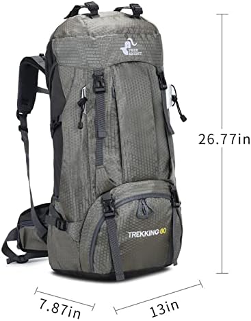 Jolof Store 60L Waterproof Hiking Backpack – Lightweight Foldable Daypack