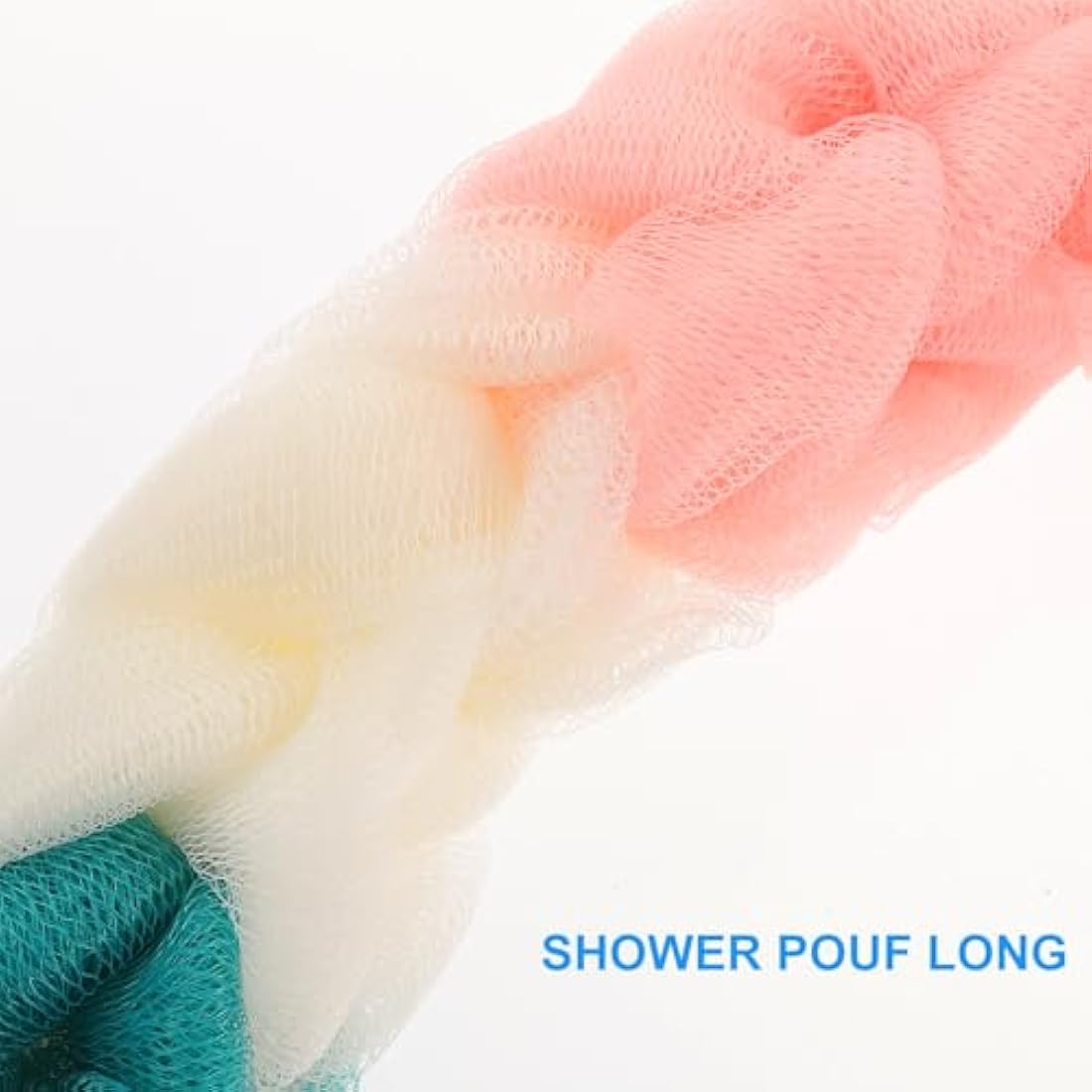 Bath Shower Mesh Puff - 3pcs Exfoliating Loofah Scrubber