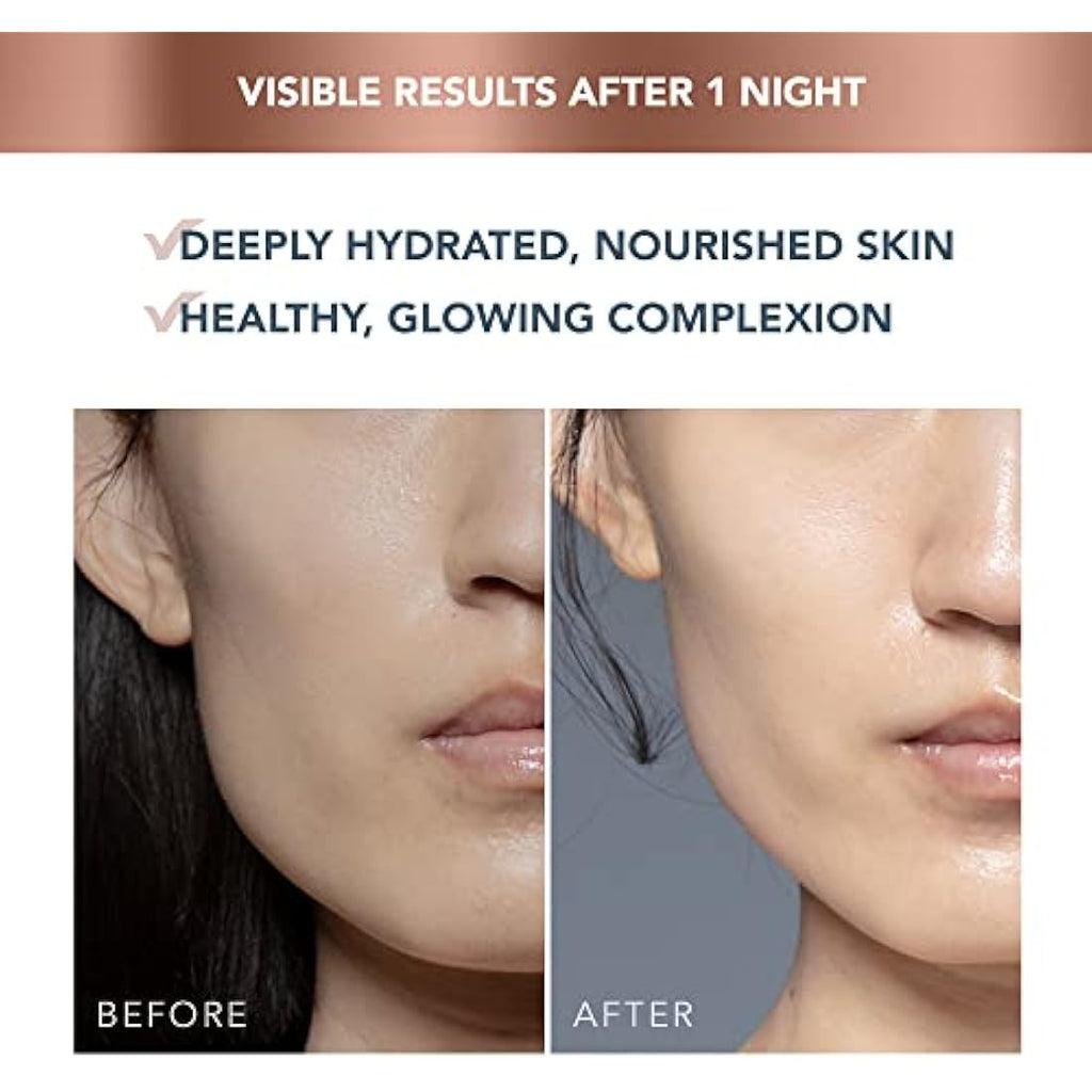 FOREO SUPERCHARGED Overnight Mask – Rejuvenating Night Cream with HA, 75ml