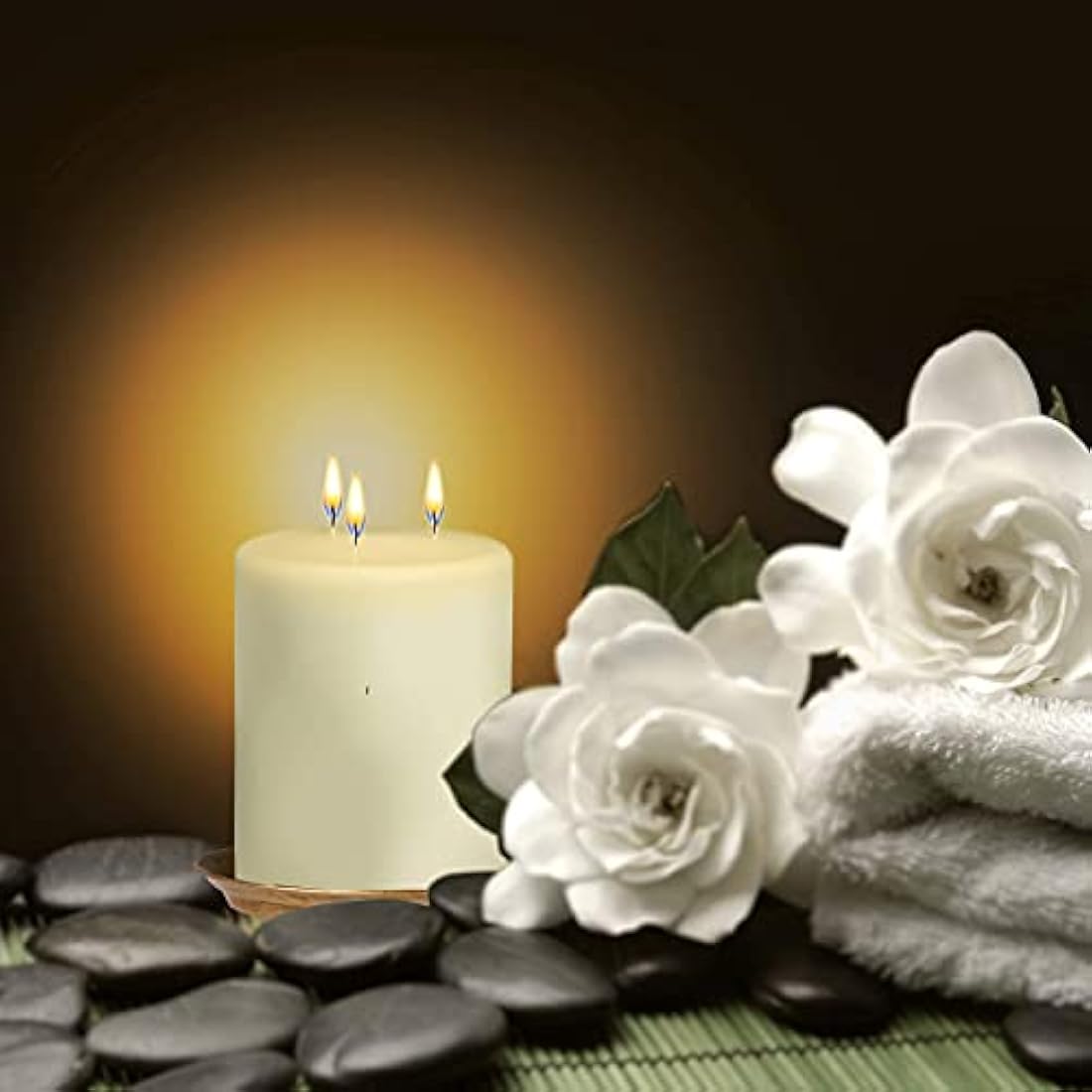 Bolsius Ivory Pillar Candle – Large Paraffin Wax Home Decor – 10x15cm