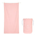 Dock & Bay Sand-Free Beach Towel | Quick-Dry Recycled Fabric | Island Pink XL