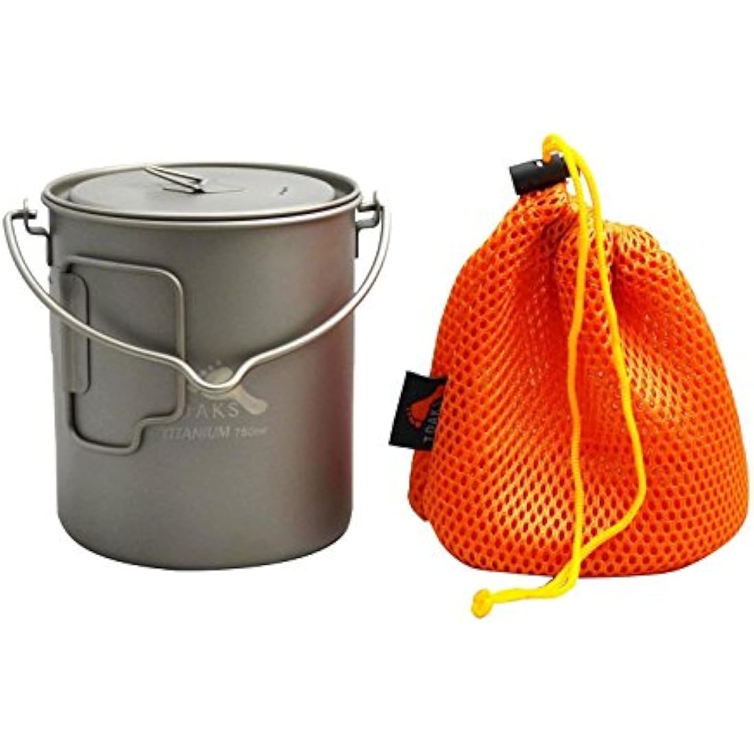 TOAKS Titanium 750ml Camping Pot with Lid – Ultralight Outdoor Cookware