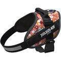 Julius-K9 IDC Powerharness - Durable Dog Harness, Size L/1, Pink Flowers