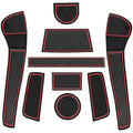 Gafat Non-Slip Rubber Interior Mats for VW UP & Skoda Citigo – Red