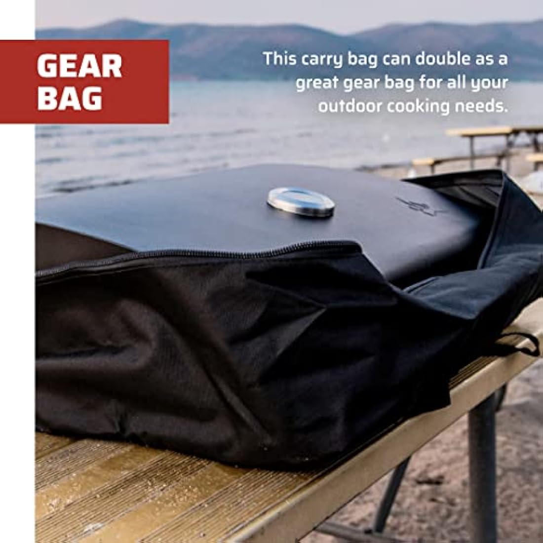 Camp Chef Accessory Carry Bag – Weather-Resistant Gear Bag, 16" x 24"