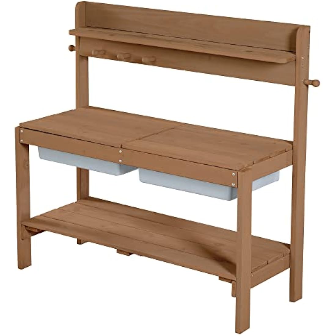 Roba Wooden Outdoor Mud Garden Kitchen – Weather-Resistant Teak Play Table