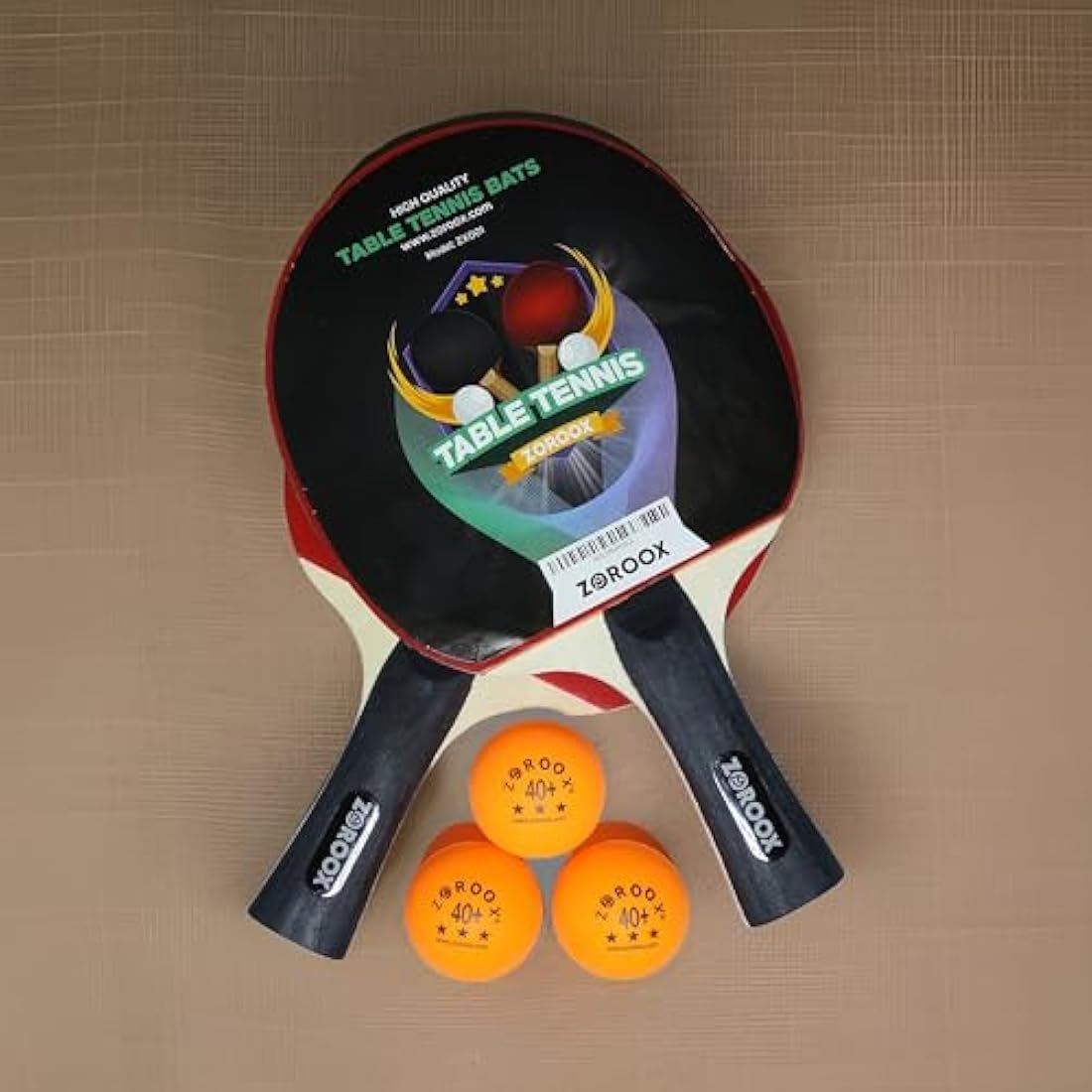 ZOROOX 3-Star Table Tennis Balls | 40+ ABS Competition Ping Pong Balls