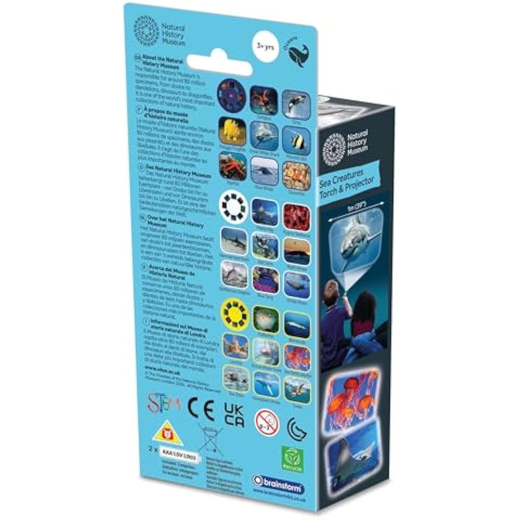 Natural History Museum Sea Creatures STEM Torch & Projector Toy
