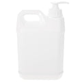 Jolof Store 2.5L Refillable Pump Bottle – White Leak-Proof Soap Dispenser