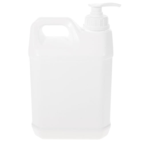 Jolof Store 2.5L Refillable Pump Bottle – White Leak-Proof Soap Dispenser