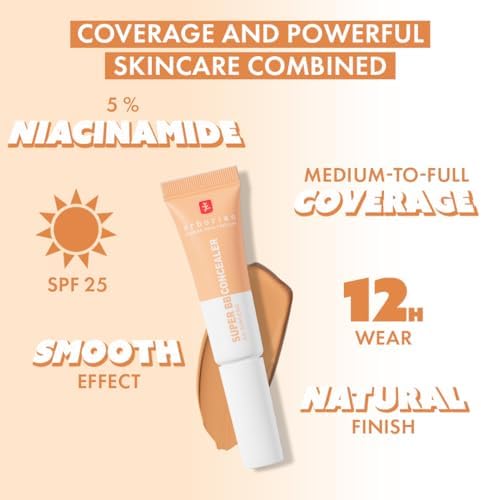 Erborian Super BB Concealer – High Coverage with Niacinamide & SPF 25