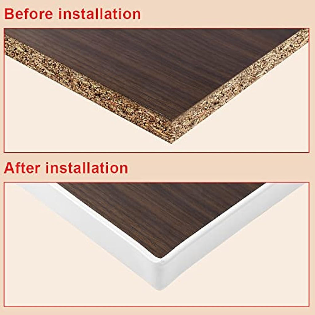 Flintronic 5m x 18mm U-Shape TPE Edge Banding | Self-Adhesive Furniture Trim