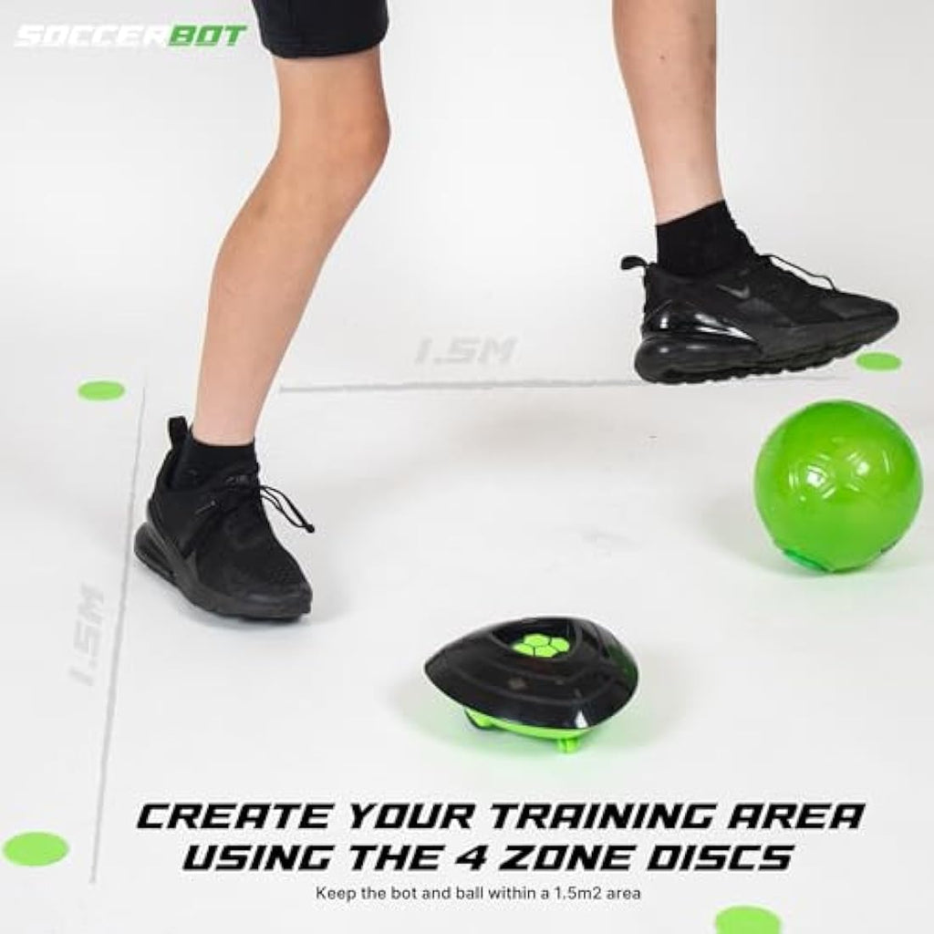 Jolof Store Soccer Bot Indoor Football Trainer – Smart Ball with 3 Speeds