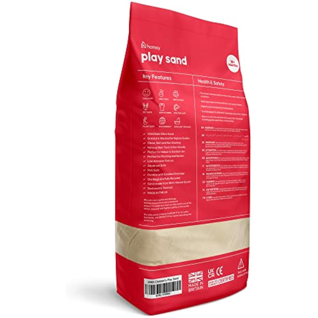 Leap Horse 25kg Premium Play Sand | Non-Toxic Natural Sandbox Filler