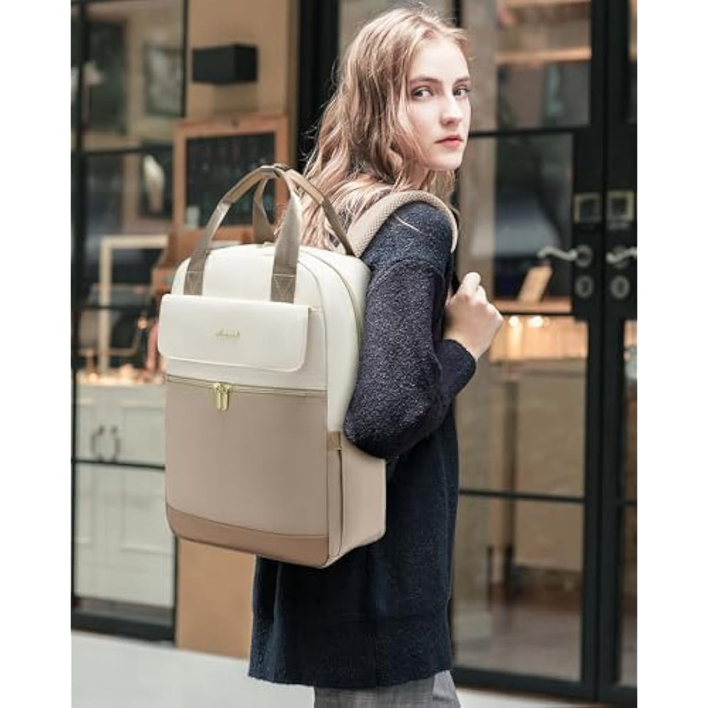 LOVEVOOK 17.3 Inch Laptop Backpack for Women | Water Resistant Work Bag