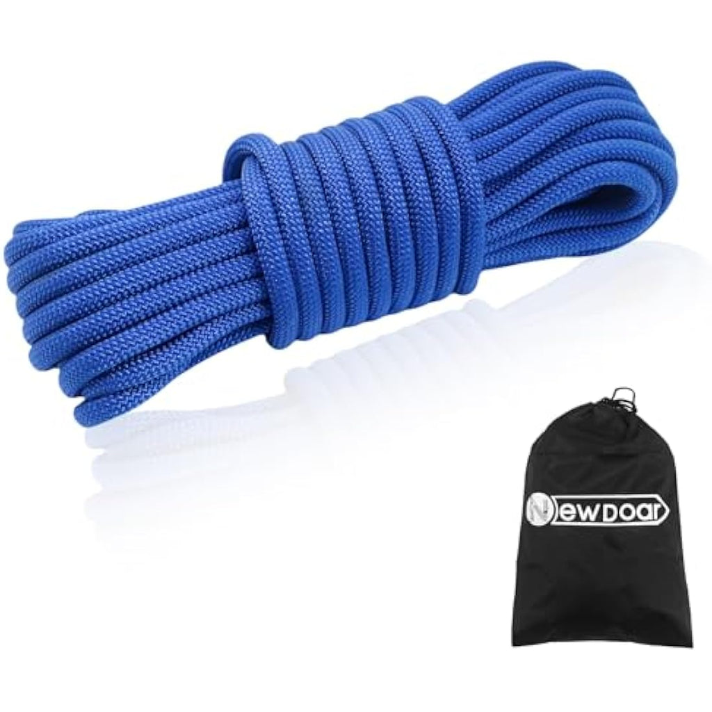 NewDoar 10mm Static Accessory Cord – 18KN High Strength Outdoor Utility Rope