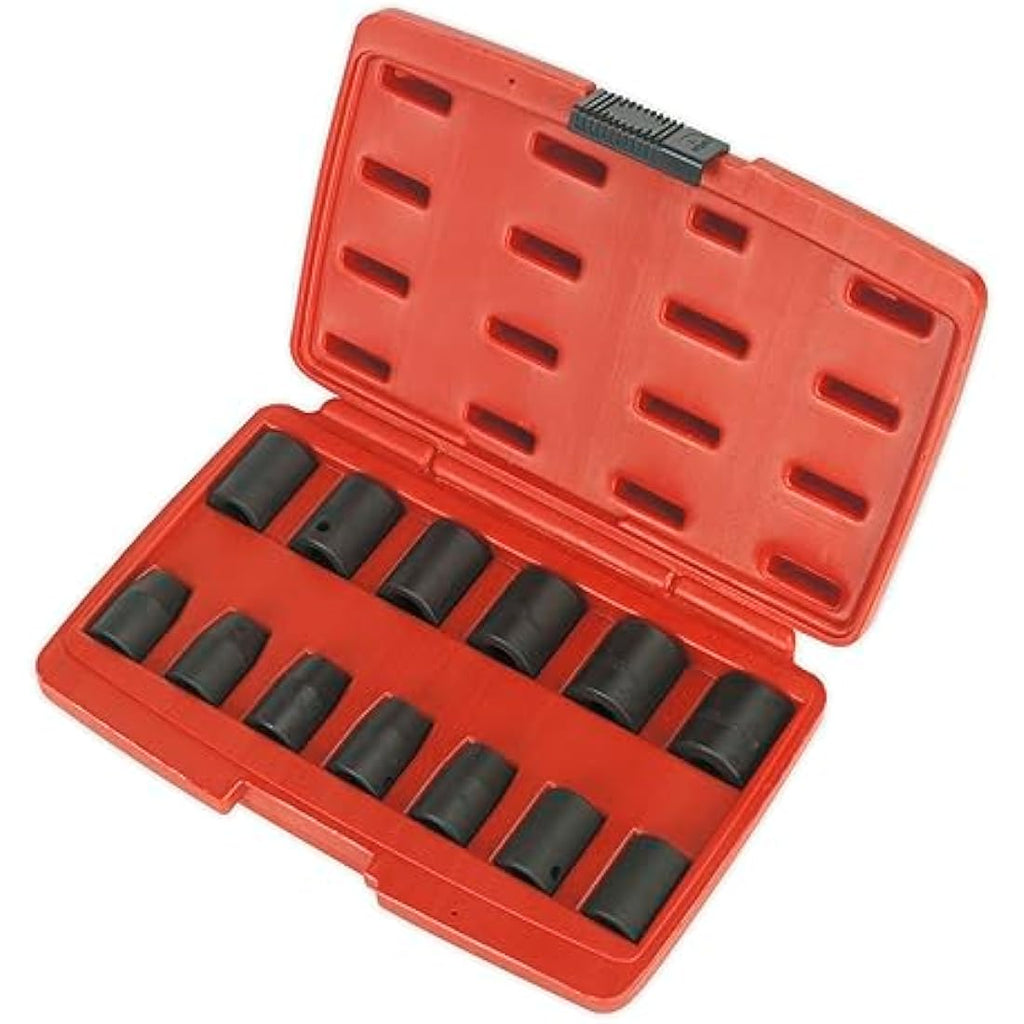 Sealey AK5613M 1/2" Sq Drive Metric Impact Socket Set - 13 Piece