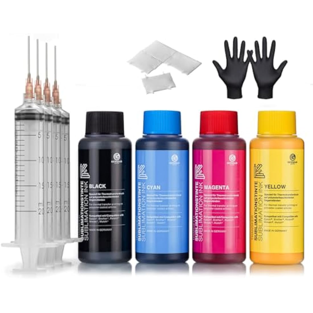 Octopus Fluids Sublimation Ink for Epson & Brother - CMYK 4x100ml