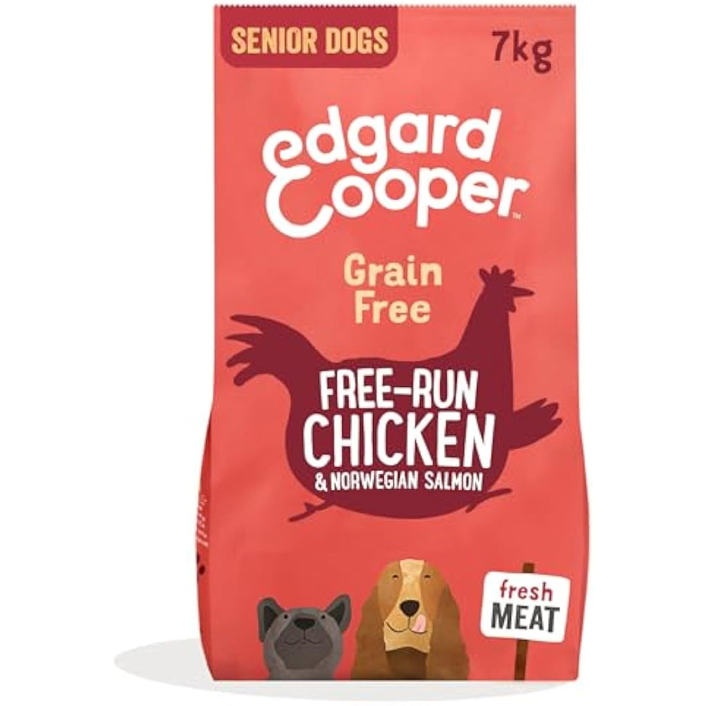 Edgard & Cooper Senior Grain Free Dog Food | Chicken & Salmon 7kg