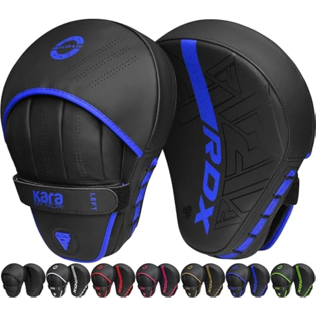 RDX Curved Focus Mitts – Maya Hide Leather Boxing & MMA Training Pads