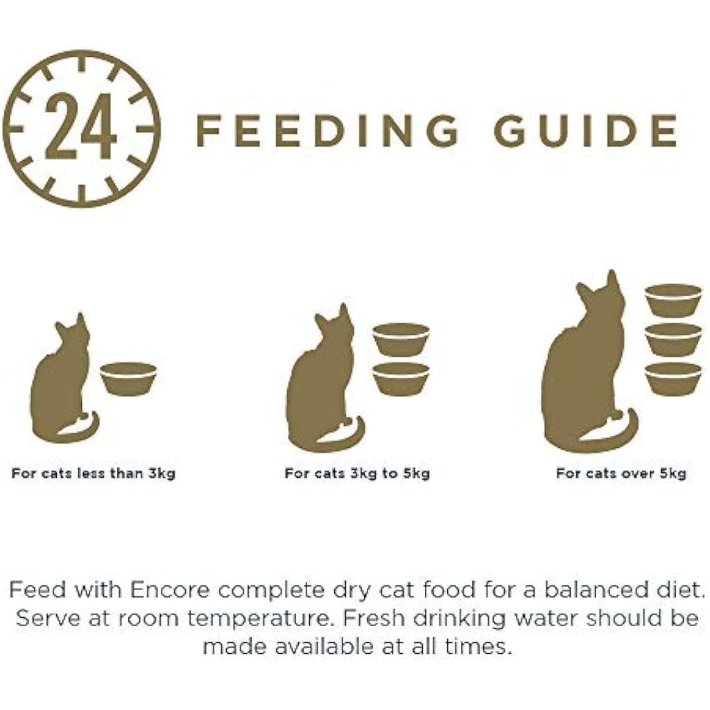 Encore Natural Wet Cat Food Multipack – Fish & Chicken in Broth (40 x 60g)
