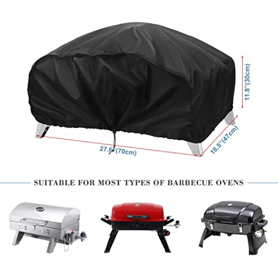 Vansheim Waterproof BBQ Grill Cover for Weber Q1000 | Oxford Fabric