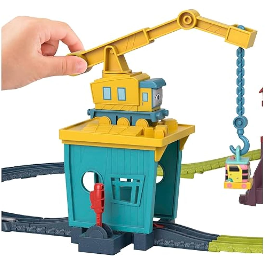Thomas & Friends Motorized Train Set | Carly & Sandy 18-Piece Playset