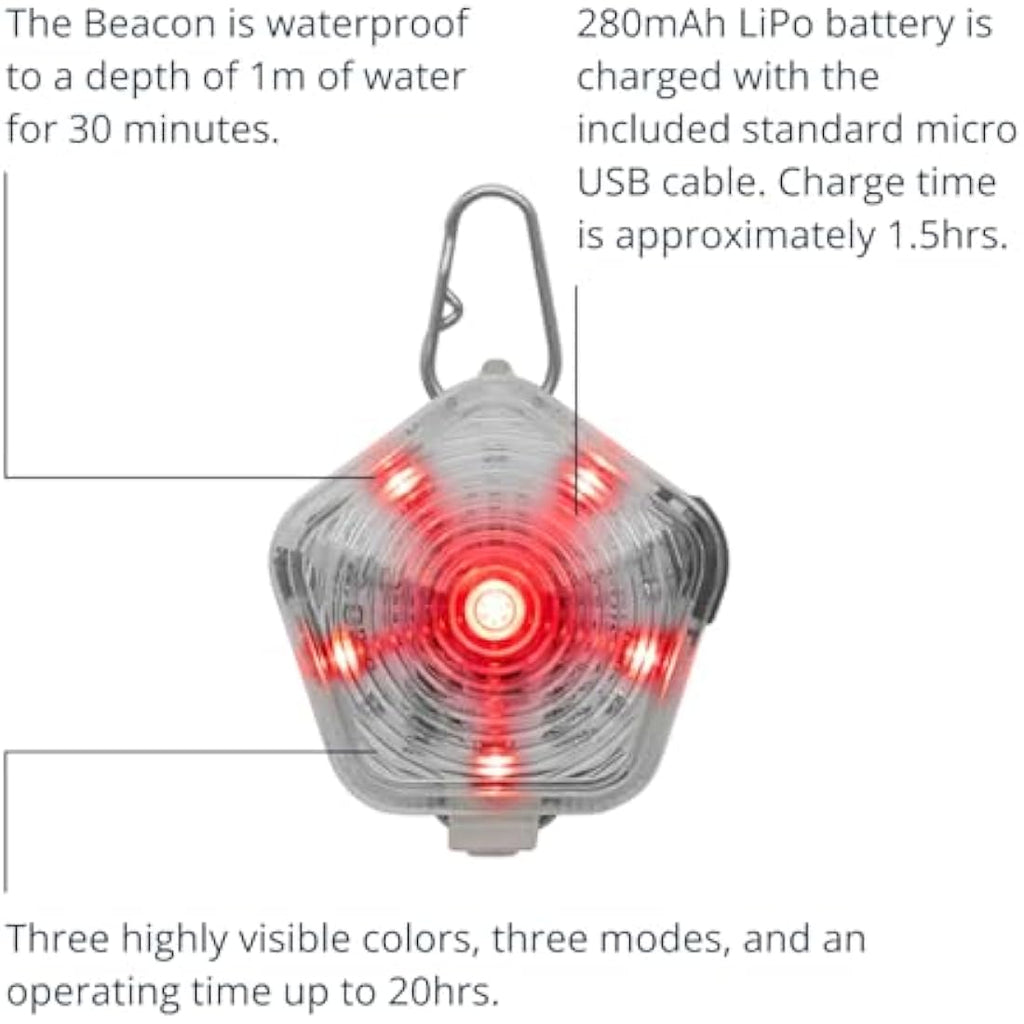 RUFFWEAR The Beacon LED Dog Safety Light | Waterproof & Rechargeable