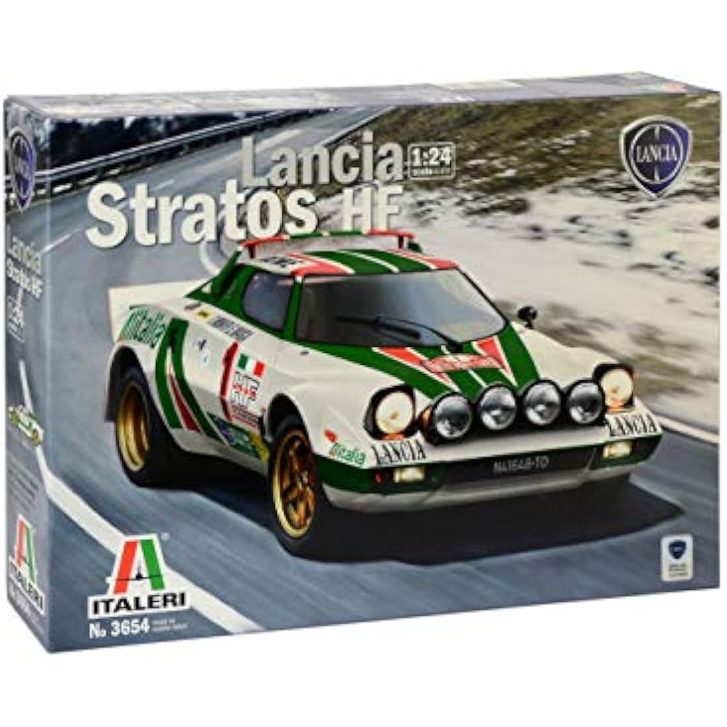 Italeri Lancia Stratos 1:24 Scale Model Car Kit – 154mm Vehicle